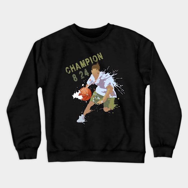 basketball t-shirt , gift for familly members Crewneck Sweatshirt by adouniss